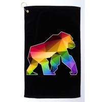 Polygon Crystal Gorilla  Golf Towel