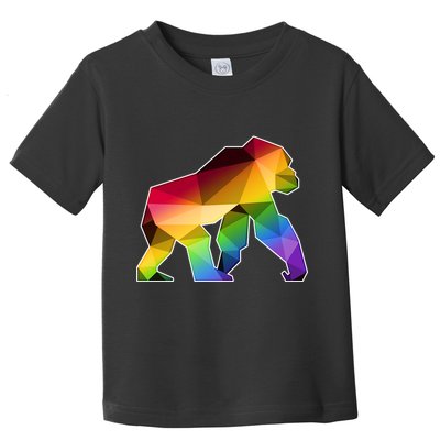 Polygon Crystal Gorilla  Toddler T-Shirt