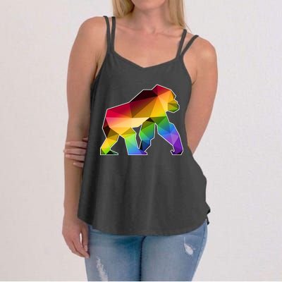 Polygon Crystal Gorilla  Women's Strappy Tank