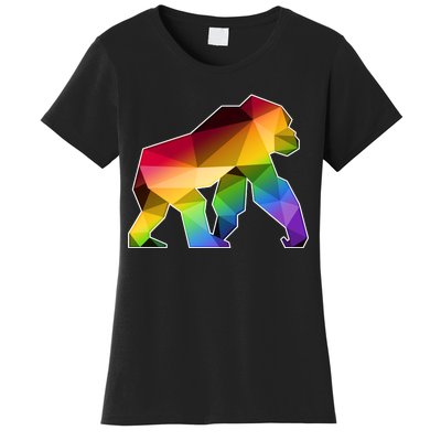 Polygon Crystal Gorilla  Women's T-Shirt