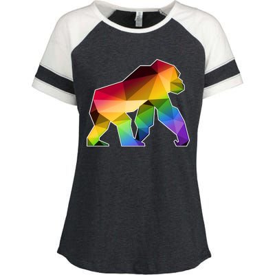 Polygon Crystal Gorilla  Enza Ladies Jersey Colorblock Tee