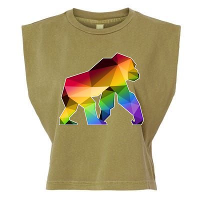 Polygon Crystal Gorilla  Garment-Dyed Women's Muscle Tee