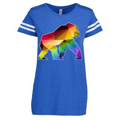 Polygon Crystal Gorilla  Enza Ladies Jersey Football T-Shirt