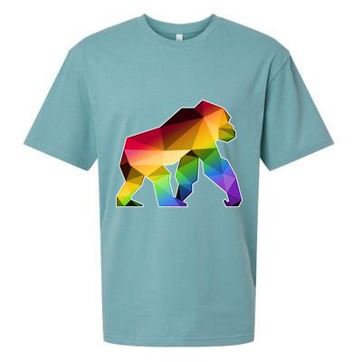 Polygon Crystal Gorilla  Sueded Cloud Jersey T-Shirt