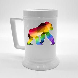 Polygon Crystal Gorilla  Beer Stein