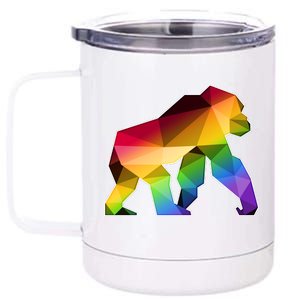 Polygon Crystal Gorilla  12 oz Stainless Steel Tumbler Cup