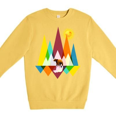 Polygon Wilderness Bear Premium Crewneck Sweatshirt