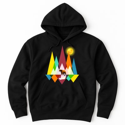 Polygon Wilderness Bear Hoodie