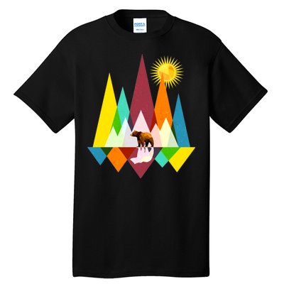 Polygon Wilderness Bear Tall T-Shirt