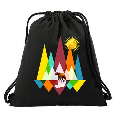 Polygon Wilderness Bear Drawstring Bag