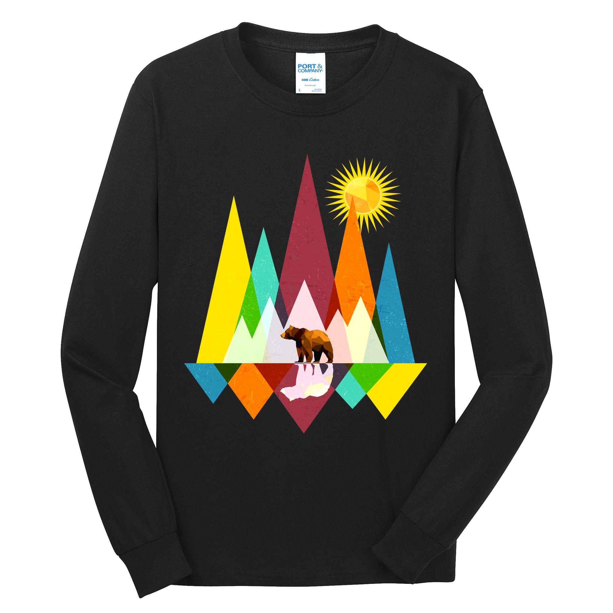 Polygon Wilderness Bear Tall Long Sleeve T-Shirt