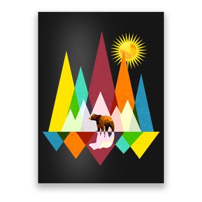 Polygon Wilderness Bear Poster