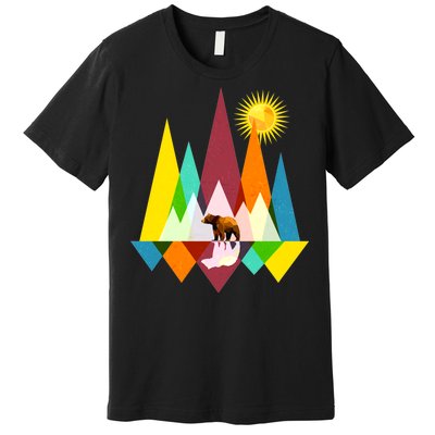 Polygon Wilderness Bear Premium T-Shirt