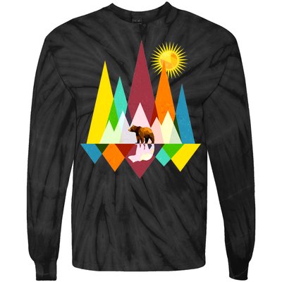 Polygon Wilderness Bear Tie-Dye Long Sleeve Shirt