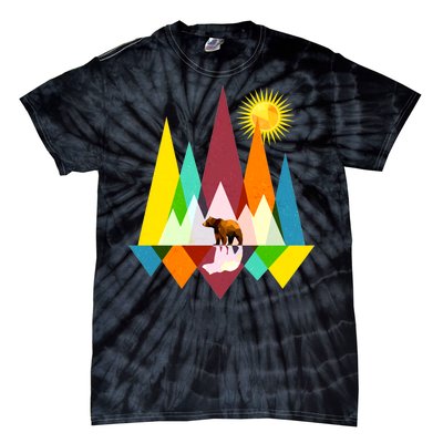 Polygon Wilderness Bear Tie-Dye T-Shirt