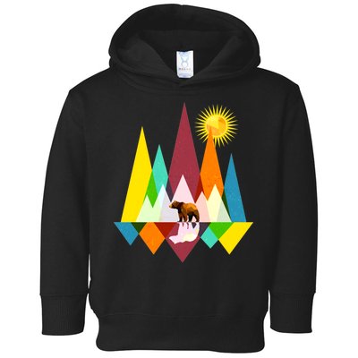 Polygon Wilderness Bear Toddler Hoodie