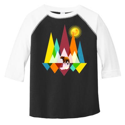 Polygon Wilderness Bear Toddler Fine Jersey T-Shirt