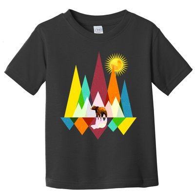Polygon Wilderness Bear Toddler T-Shirt
