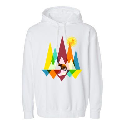 Polygon Wilderness Bear Garment-Dyed Fleece Hoodie