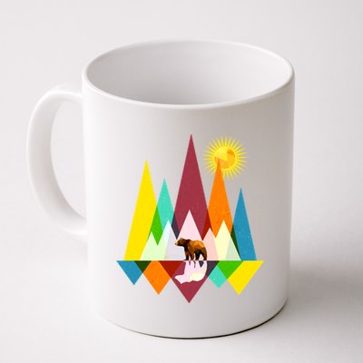 Polygon Wilderness Bear Coffee Mug