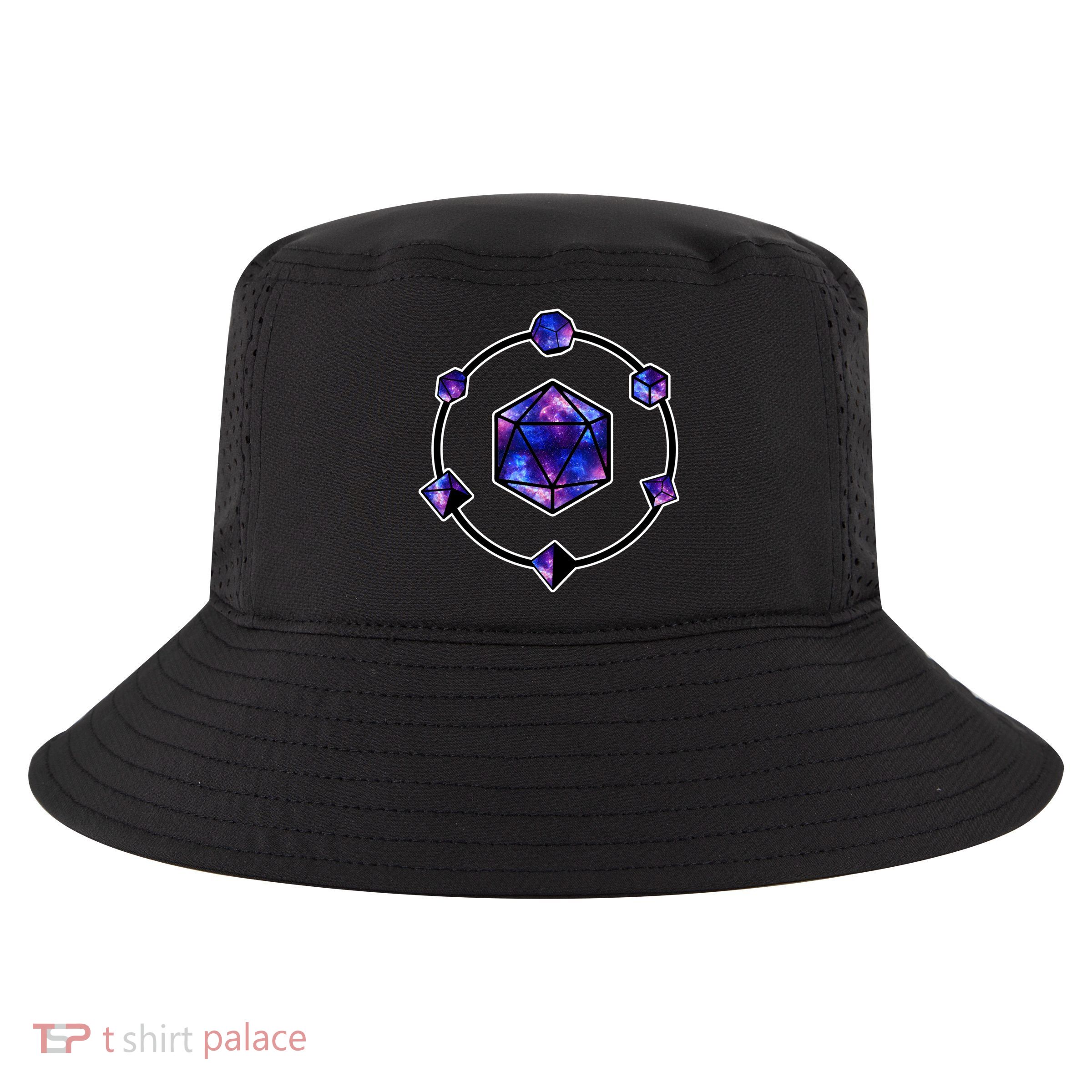 Polyhedral Dice Galaxy Circle Cool Comfort Performance Bucket Hat