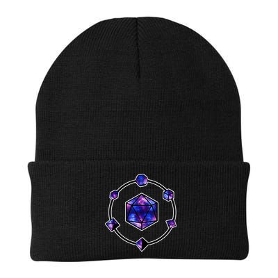 Polyhedral Dice Galaxy Circle Beanie