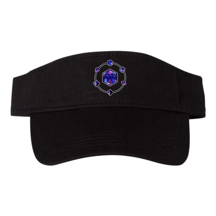 Polyhedral Dice Galaxy Circle Visor
