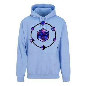 Polyhedral Dice Galaxy Circle Unisex Surf Hoodie