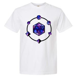 Polyhedral Dice Galaxy Circle Garment-Dyed Heavyweight T-Shirt