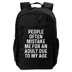 People Often Mistake Me For An Adult Due To My Age Daily Commute Backpack