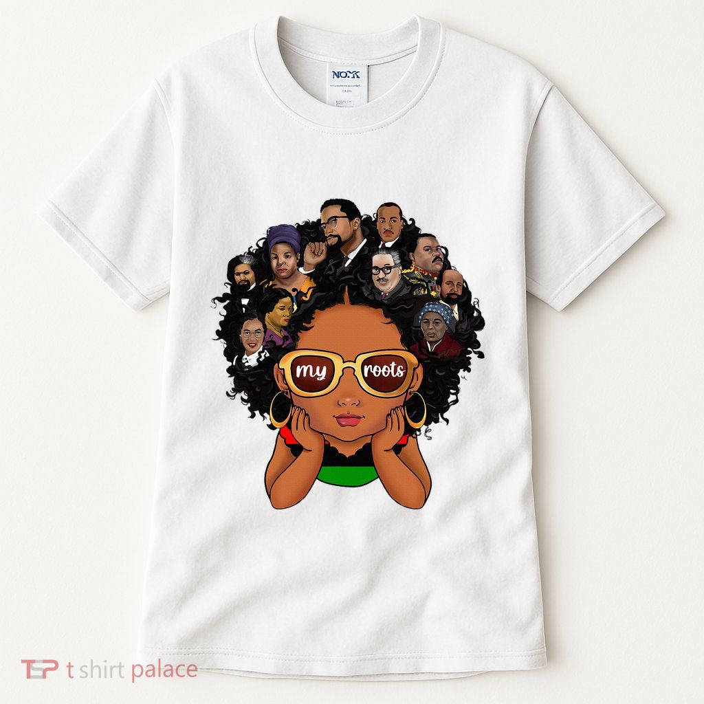 Proud Of My Roots Bhm Black Pride Black Melanin Tall T-Shirt