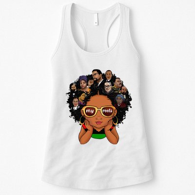 Proud Of My Roots Bhm Black Pride Black Melanin Womens Tank Top