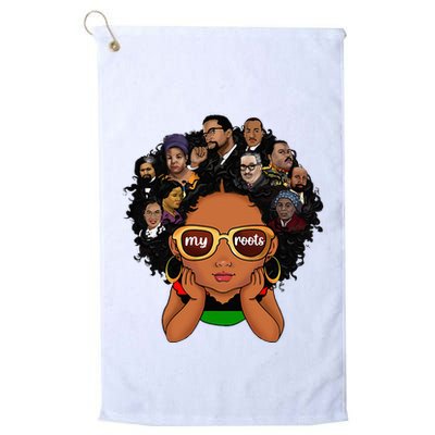 Proud Of My Roots Bhm Black Pride Black Melanin Golf Towel