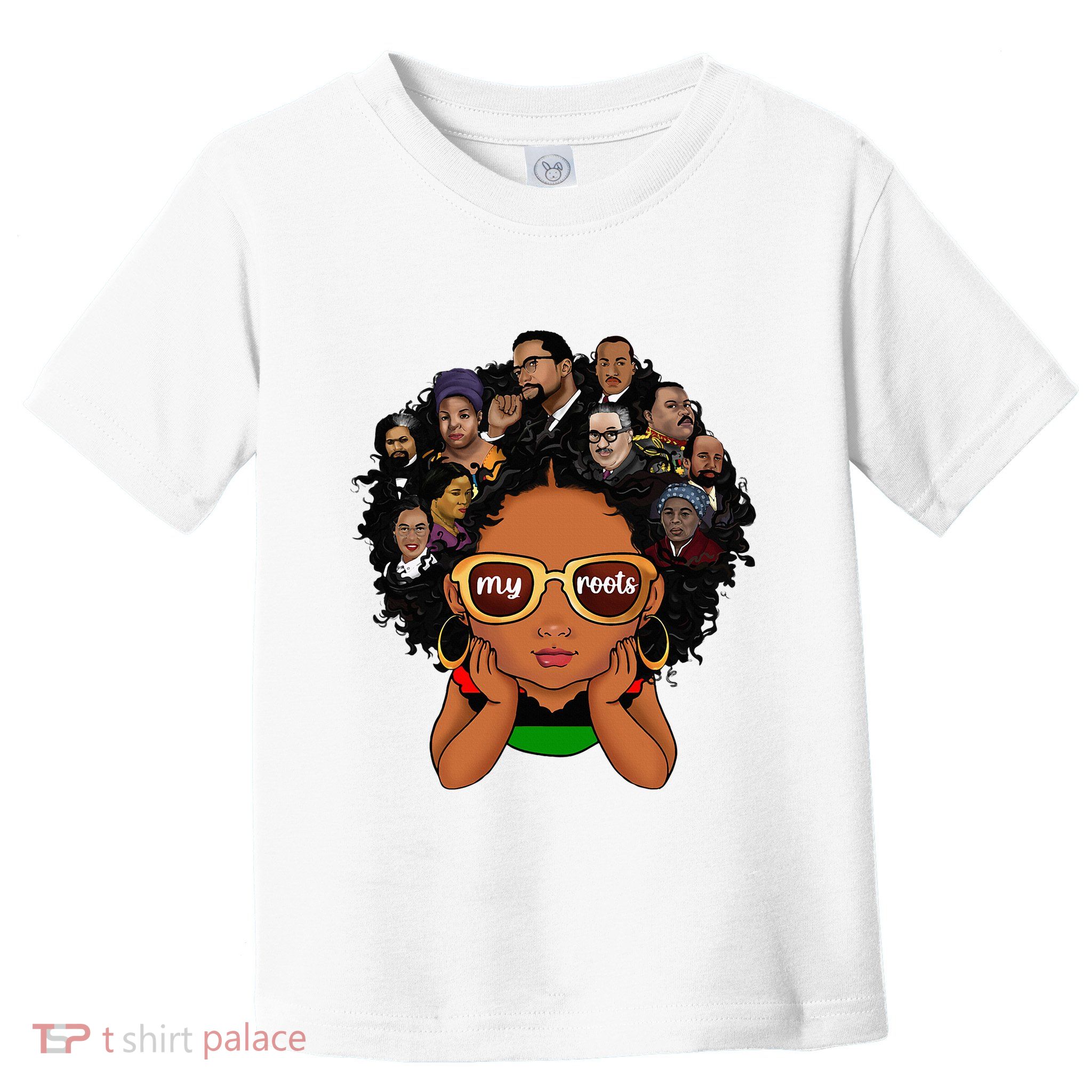 Proud Of My Roots Bhm Black Pride Black Melanin Toddler T-Shirt