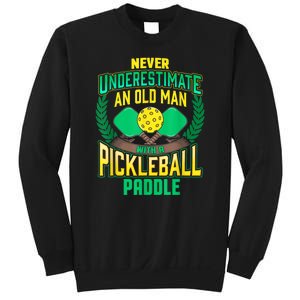 Pickleball Old Man Tee Funny Quotes Humor Sayings Retirement Sweatshirt