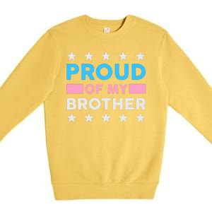 Proud Of My Brother LGBT Pride Premium Crewneck Sweatshirt