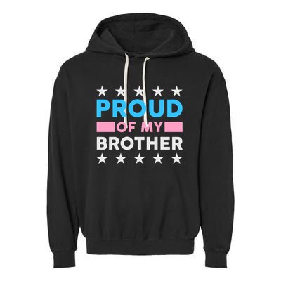 Proud Of My Brother LGBT Pride Garment-Dyed Fleece Hoodie