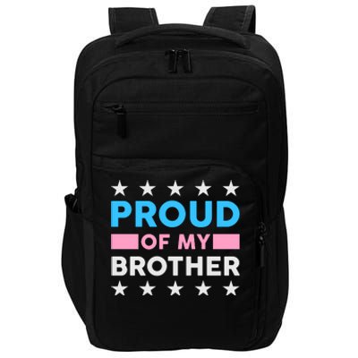 Proud Of My Brother LGBT Pride Impact Tech Backpack