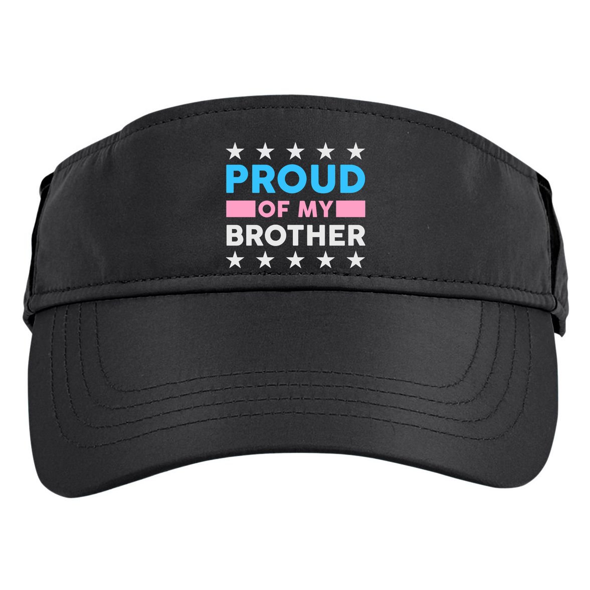 Proud Of My Brother LGBT Pride Adult Drive Performance Visor