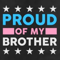 Proud Of My Brother LGBT Pride Adult Drive Performance Visor