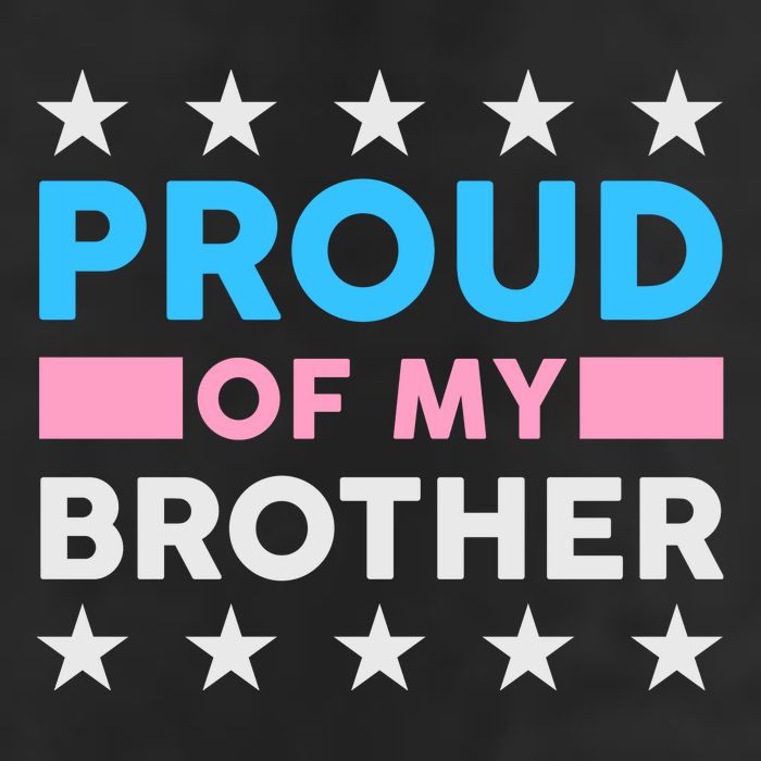 Proud Of My Brother LGBT Pride Adult Drive Performance Visor