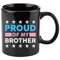 Proud Of My Brother LGBT Pride 11oz C Handle Ceramic Mug