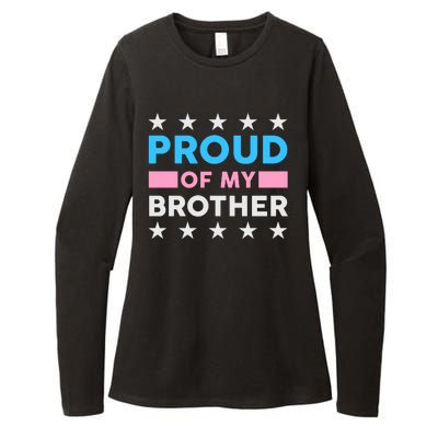 Proud Of My Brother LGBT Pride Womens CVC Long Sleeve Shirt