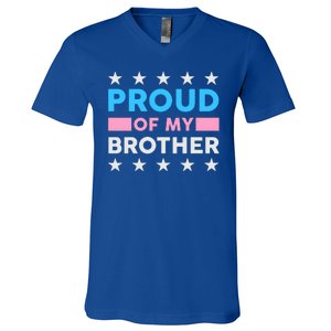 Proud Of My Brother LGBT Pride V-Neck T-Shirt