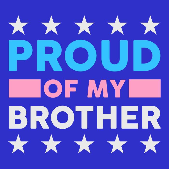 Proud Of My Brother LGBT Pride Toddler T-Shirt