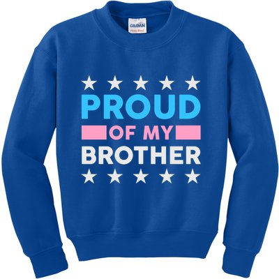 Proud Of My Brother LGBT Pride Kids Sweatshirt