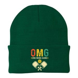 Pickleball One More Game Pickleball Player Knit Cap Winter Beanie