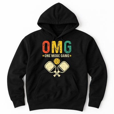 Pickleball One More Game Pickleball Player Hoodie