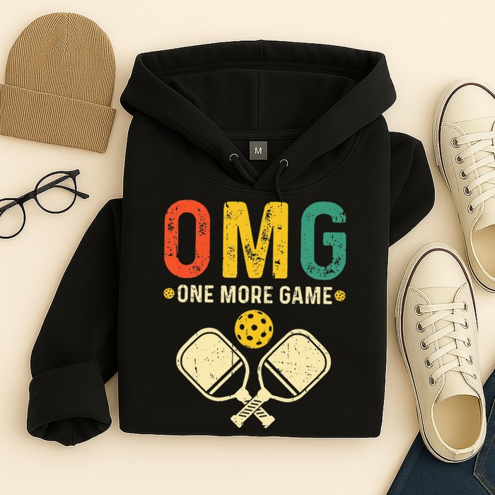 Pickleball One More Game Pickleball Player Hoodie