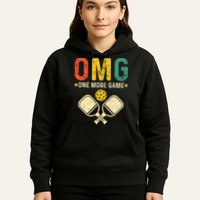 Pickleball One More Game Pickleball Player Hoodie